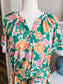 NEW Bright Green Floral Dress