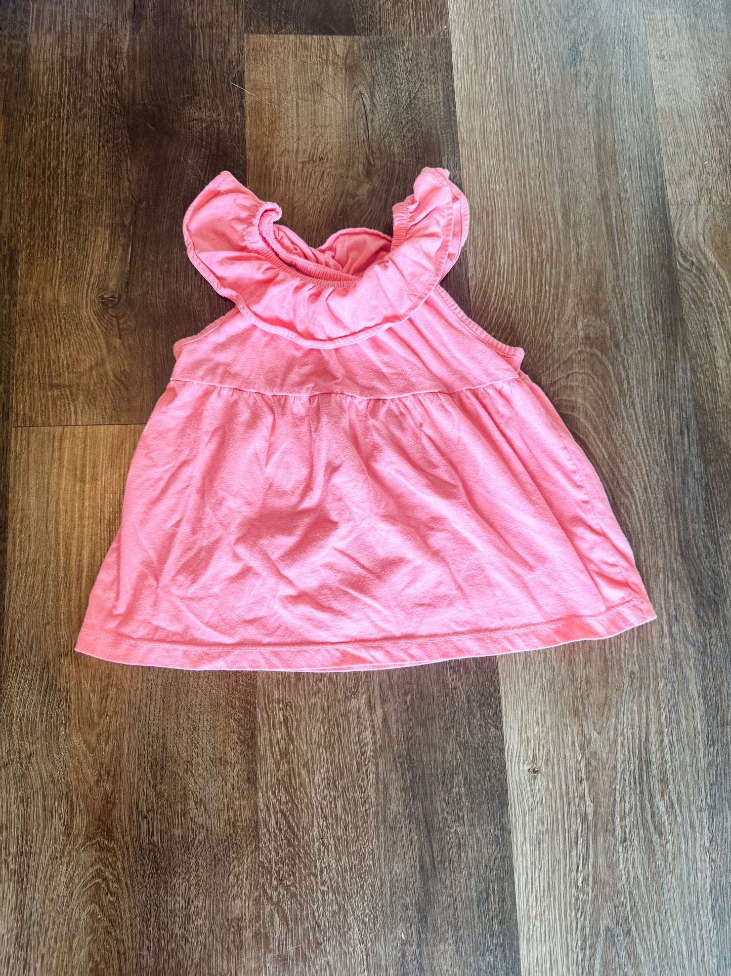 Pink Ruffled Top 4T