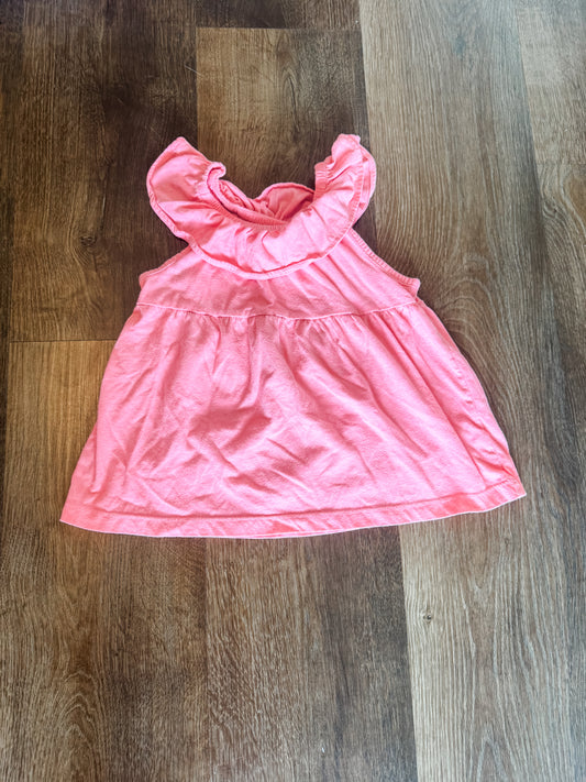 Pink Ruffled Top 4T