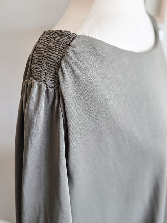 Green Maternity Top L