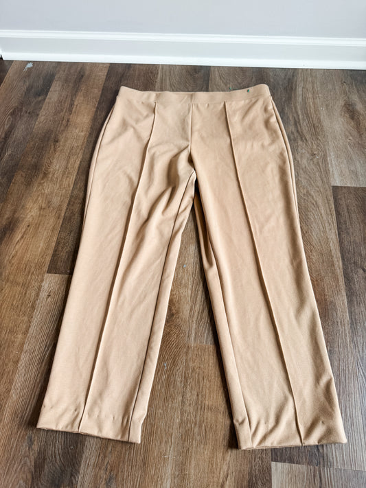 Brown Ponte Pants XL/1X