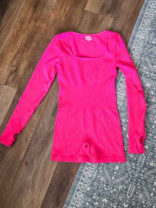 Hot Pink Romper S/M