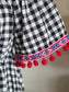 Gingham Embroidered Dress 4