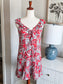 Red Floral Sundress XS
