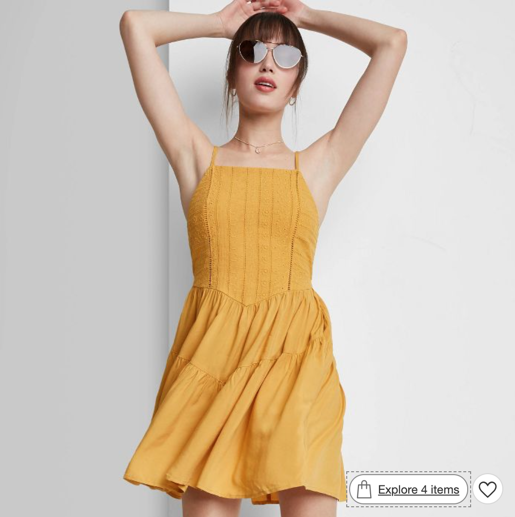 Mustard Tunic/Mini Dress S