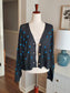 NEW Black Blue Heart Cardigan