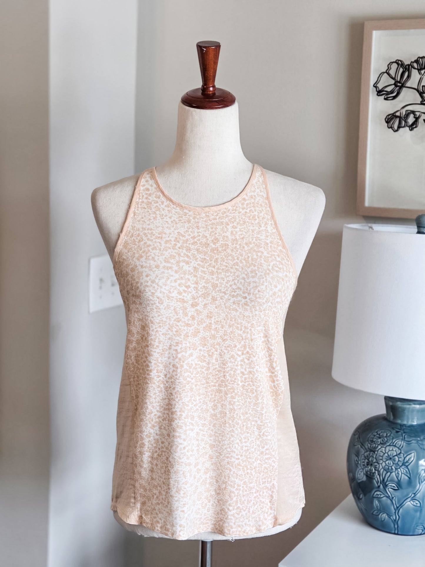 Peach Print Tank S