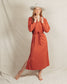 NEW Orange Ribbed Dress