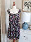 Black Floral Dress L