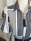 Black White Print Dress S