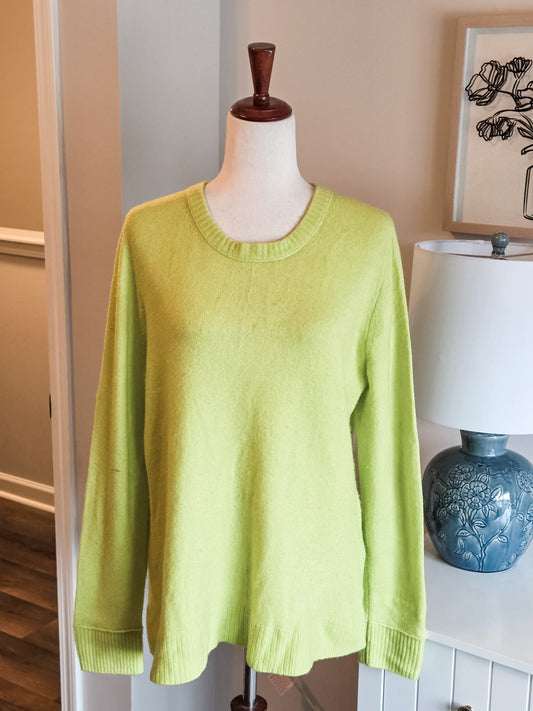 Lime Green Sweater L
