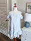 Blue White Striped Tunic XS