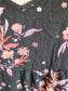 Black Floral Maxi Dress S