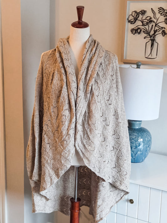 Tan Cardigan 2X
