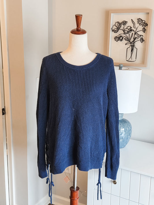 Navy Sweater XL