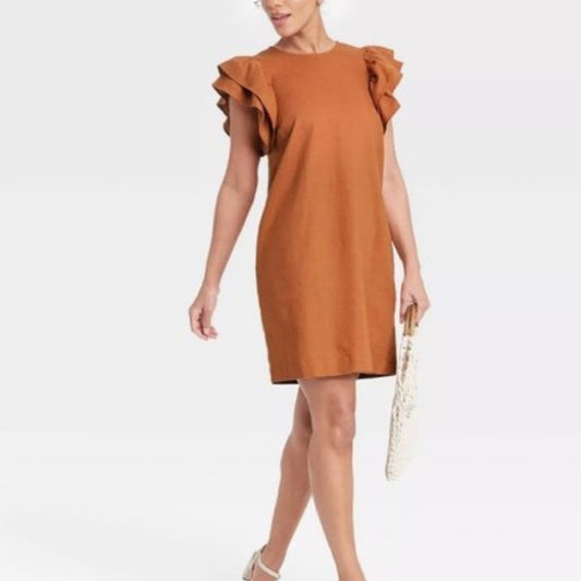 Rust Dress 2X