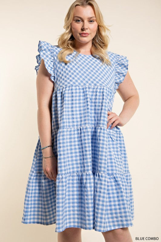 Blue Gingham Dress