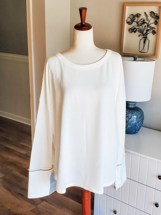 NEW White Pullover XL