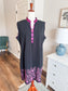 Black Purple Dress L/XL