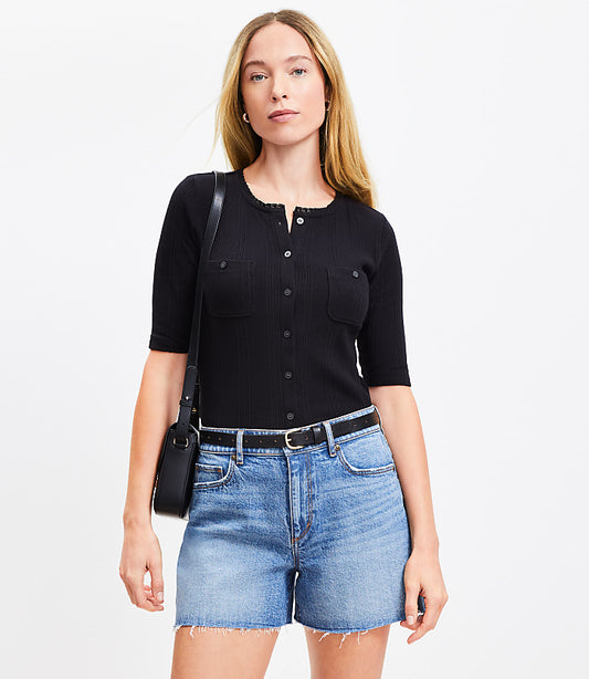Cutoff Denim Shorts 8/29