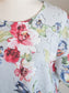 Blue Floral Linen Dress XL-1X