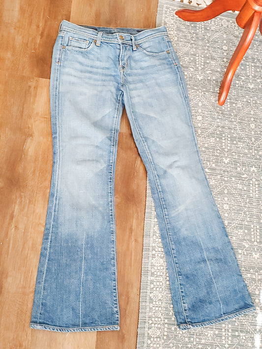 Low Rise Flare Jeans 29