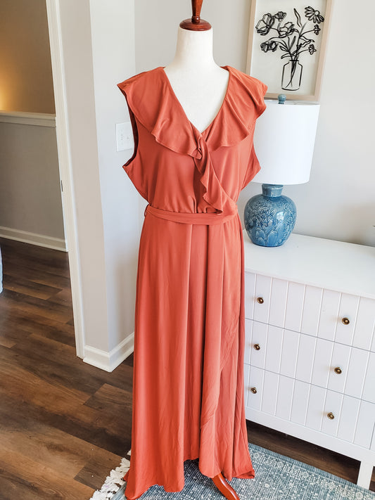 Orange Maxi Dress 18/20W