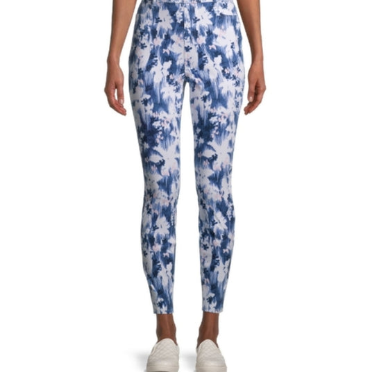 Navy Floral Leggings M