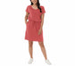 Pink Drawstring Dress M