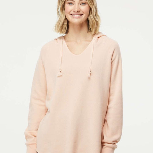 Pale Pink Hooded Top M