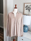 NEW Tan Ribbed Top L