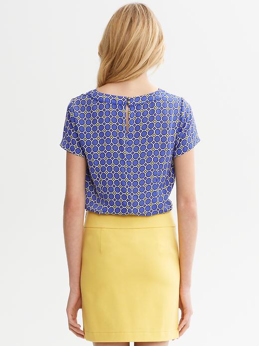 Blue Green Print Top 10