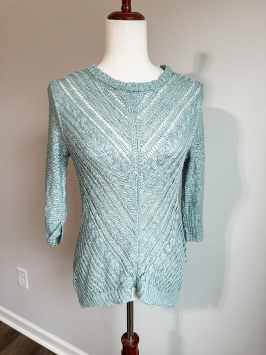 Dusty Aqua Sweater M