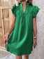 Green Ruffled Dress 4