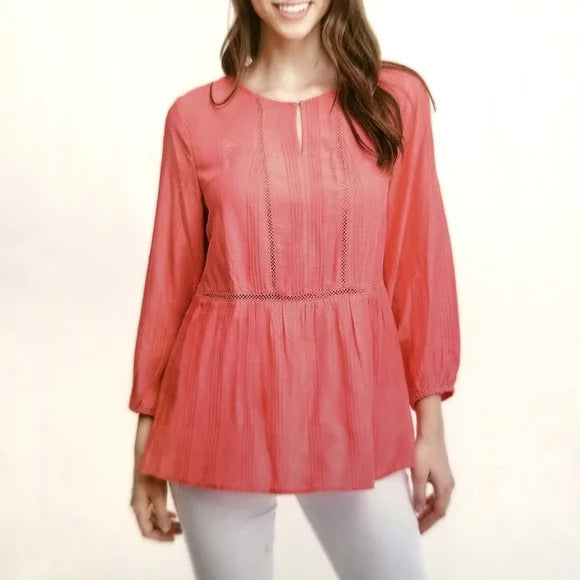 Pink Boho Top XL