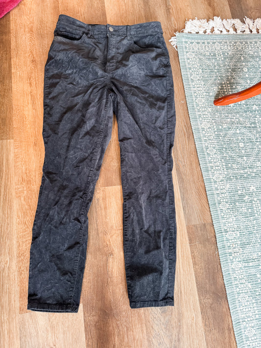 Black Corduroy Pants 29/8