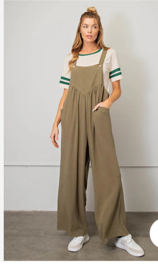 Green Overalls XL