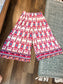 NEW Pink Blue White Boho Pants