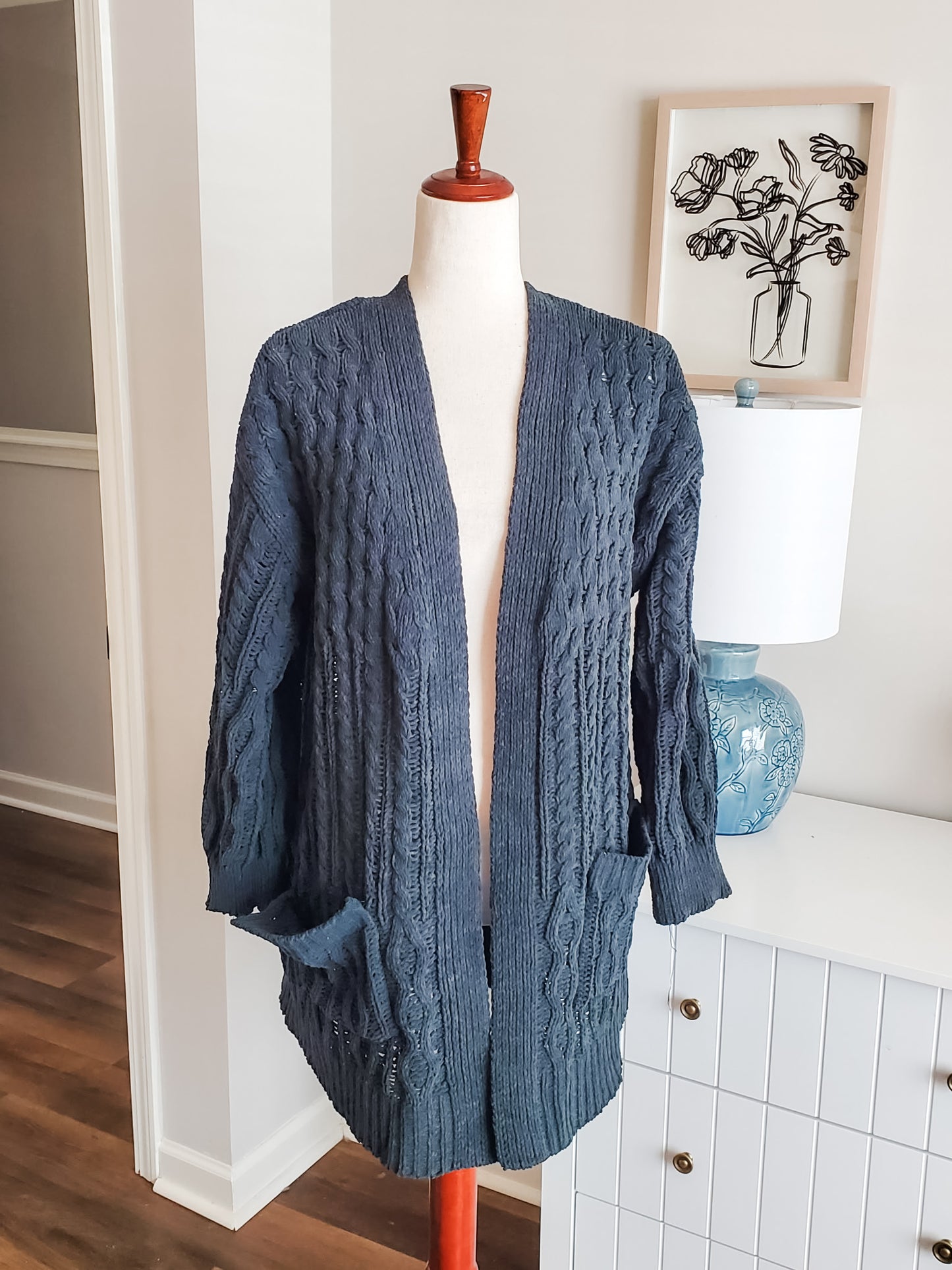 Dark Green Cardigan 0X