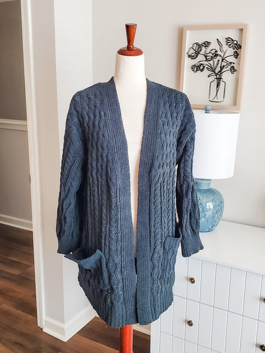 Dark Green Cardigan 0X