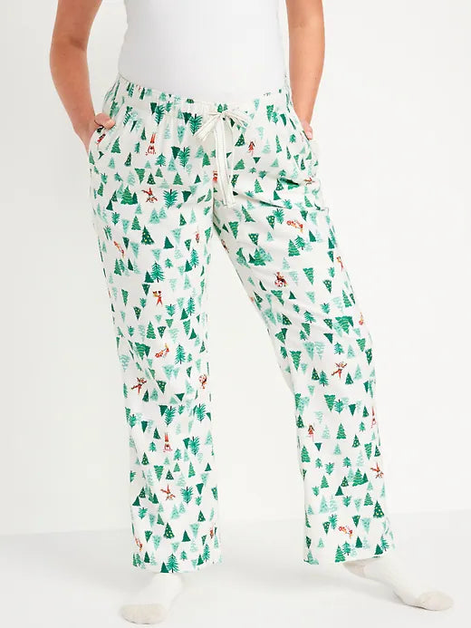 Christmas Tree PJ Pants M