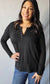 NEW Black Lace Trim Top