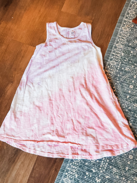 Purple Pink White Ombré Dress Youth S