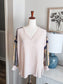 NEW Cream Print Sleeve Top M