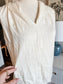 Cream Silk Tank S