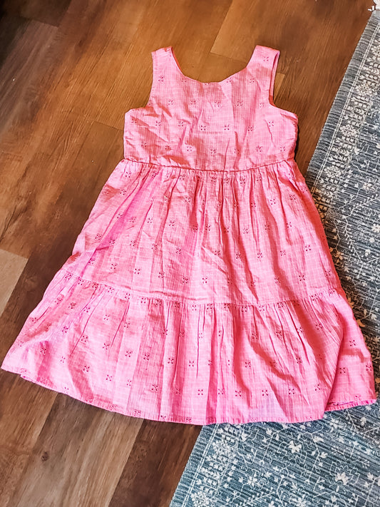 Pink Eyelet Dress Youth XL