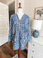 Blue Print Button Up 3X