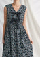 NEW Navy Floral Bow Dress