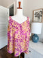 Yellow Purple Print Tank L