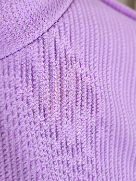 Purple Textured Tunic S